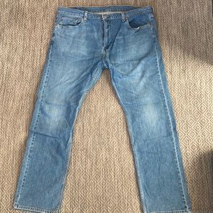 Levi’s 38x32 513 Slim Straight Light Wash Jeans